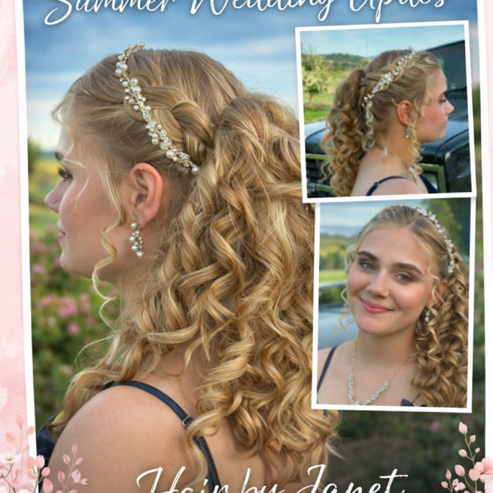 Wedding Updos at Hair By Janet Havniear in Central Point, OR