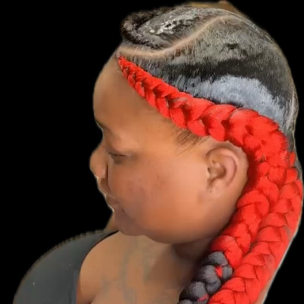 2 Feed In Braids at Amanda Lynn in Del City, OK