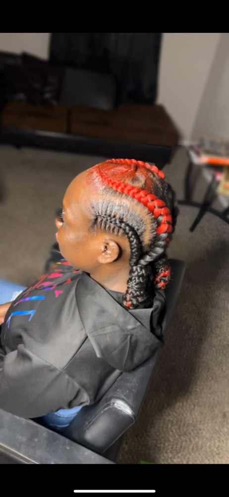 2-4 Feed In Braids