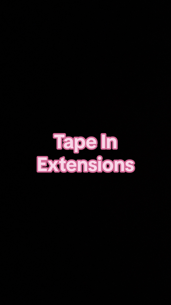 Tape In Extension Installation