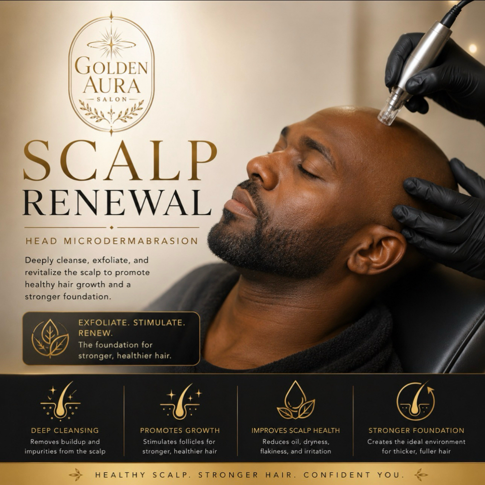 Scalp Renewal at Golden Aura Salon in Concord, CA