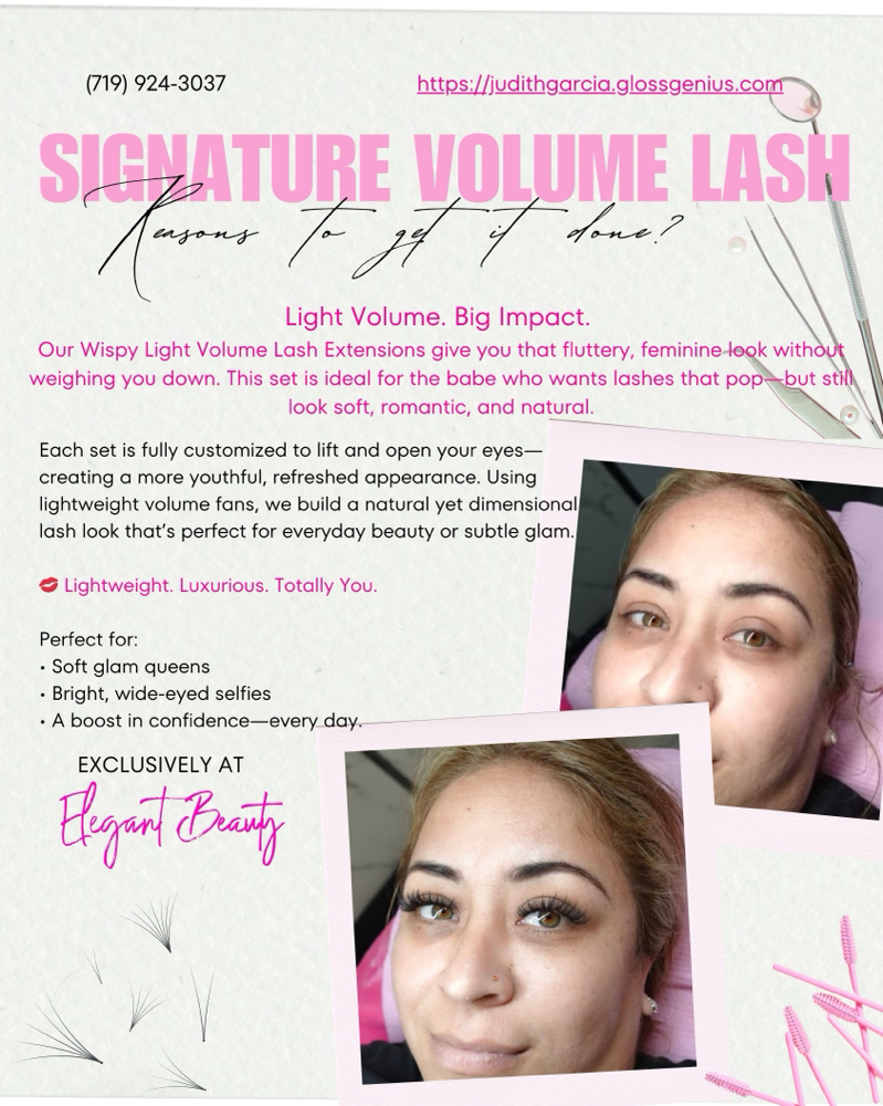 ✨SIGNATURE VOLUME LASH:EXTENCIONES✨