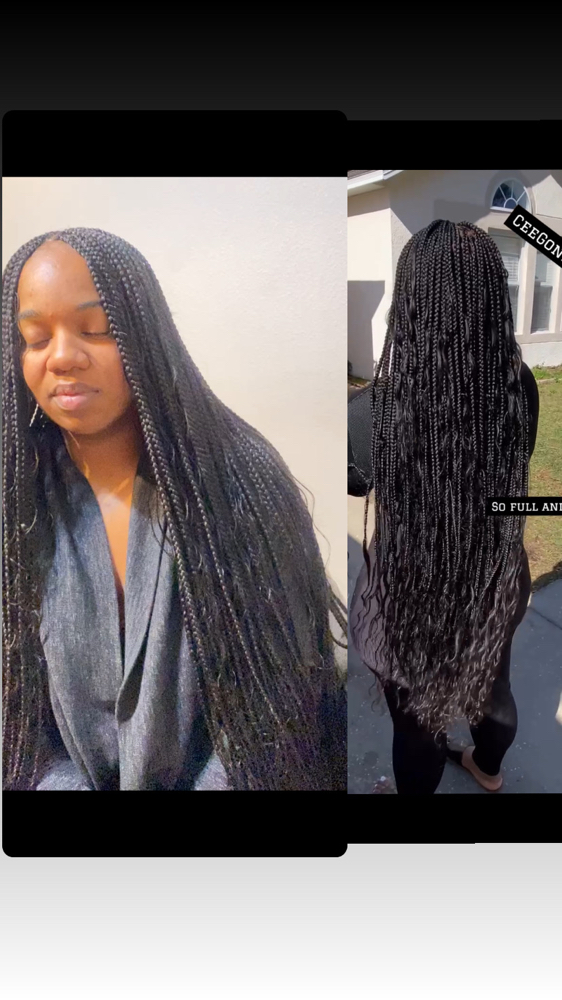 Xtra Small Extra Long Boho Knotless