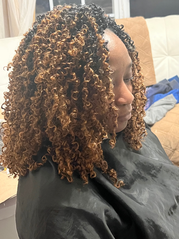 Crochet at Tima hair braiding in Greensboro, NC