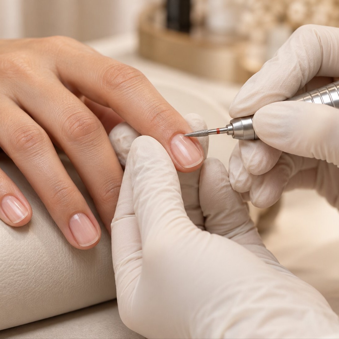 Russian Manicure (deep nail care) at Gold Coast Beauty By Shanzo in Chicago, IL
