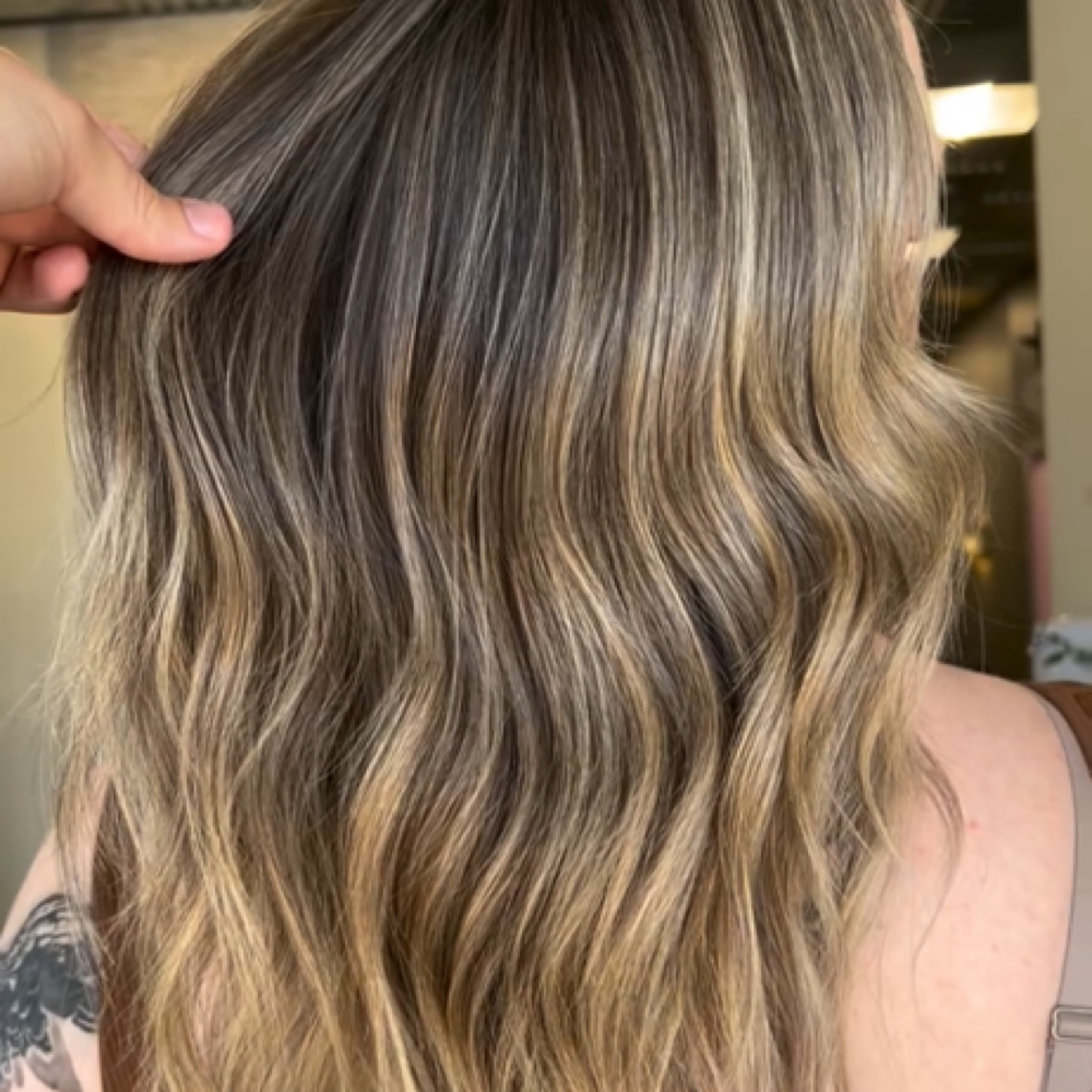 Custom Lived In Color & Cut at Simply Beautiful Salon in Springfield, MO
