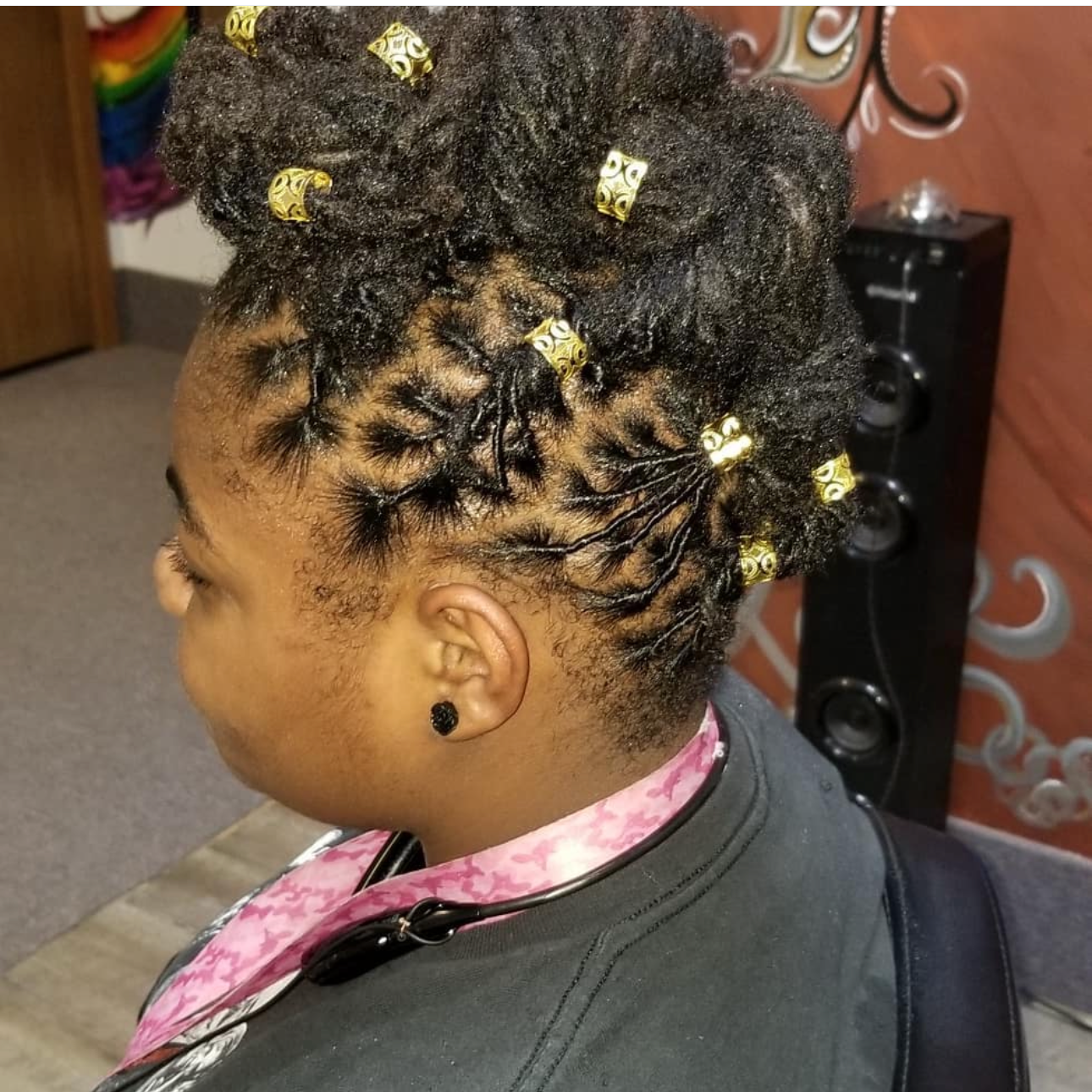 Loc Retwist w/Style at Color Whipped Hair Studios in Youngstown, OH