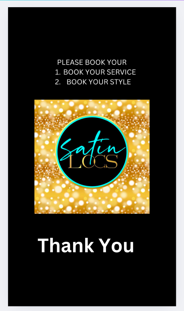 Please Book Service And Your Style at Satin Locs in Georgia, GA