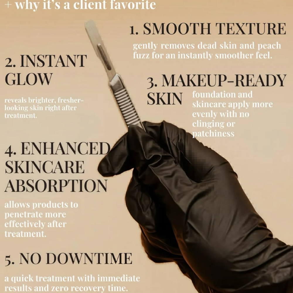 Dermaplaning Add-On(Summer Special) at Crave Luxe Skin & Ink Spa in Roseville, MI