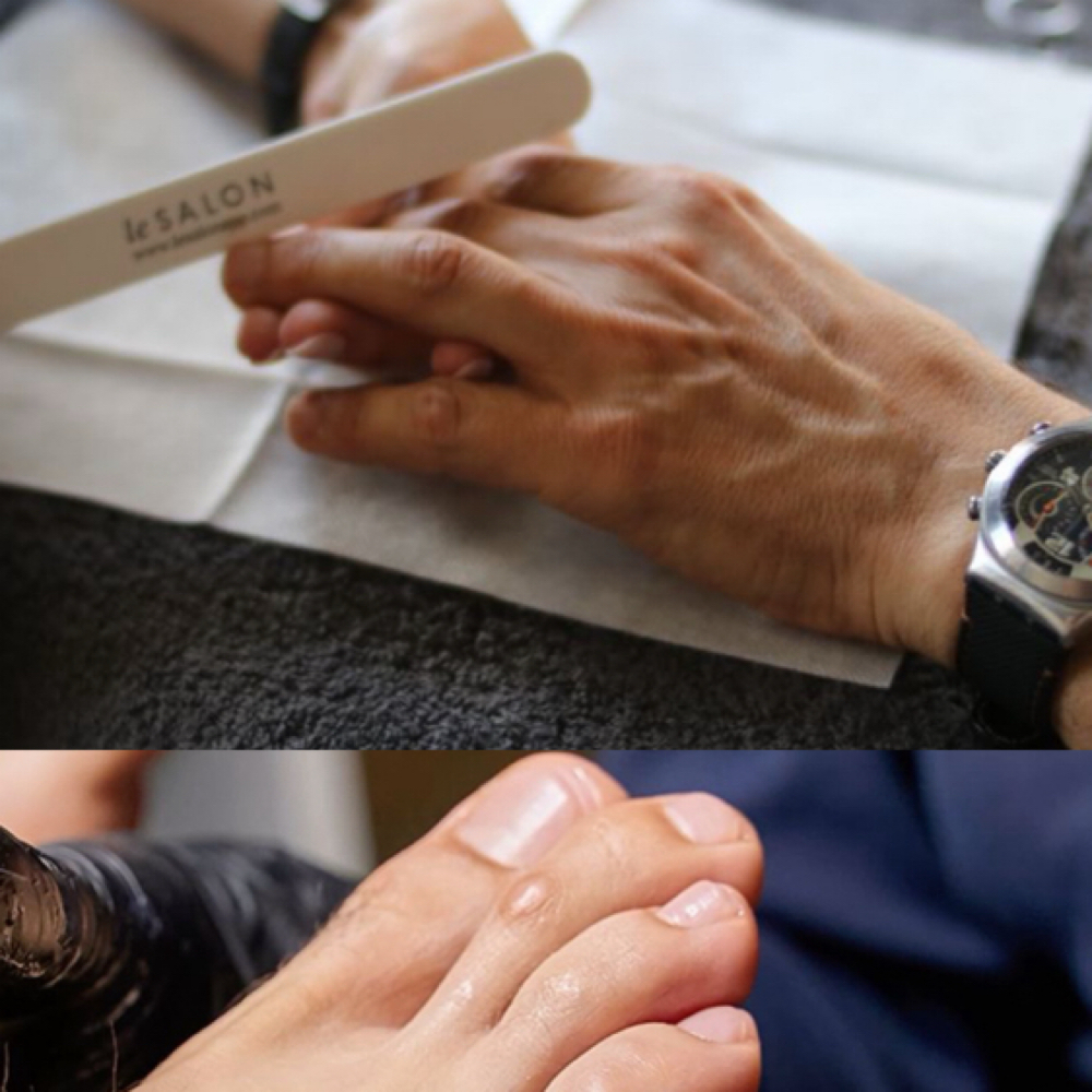 ⚜️Gold Mani/Pedi (MENS) at Lilly's Beautee Bar in Ferndale, MI