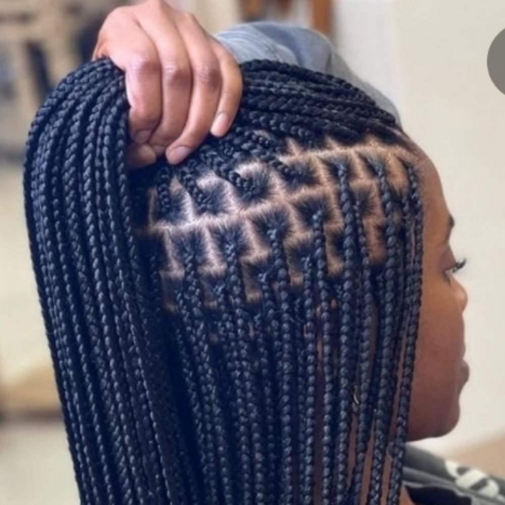 Smedium Knotless Butt Lenght at ROOTS HAIR By Nene in Philadephia, PA