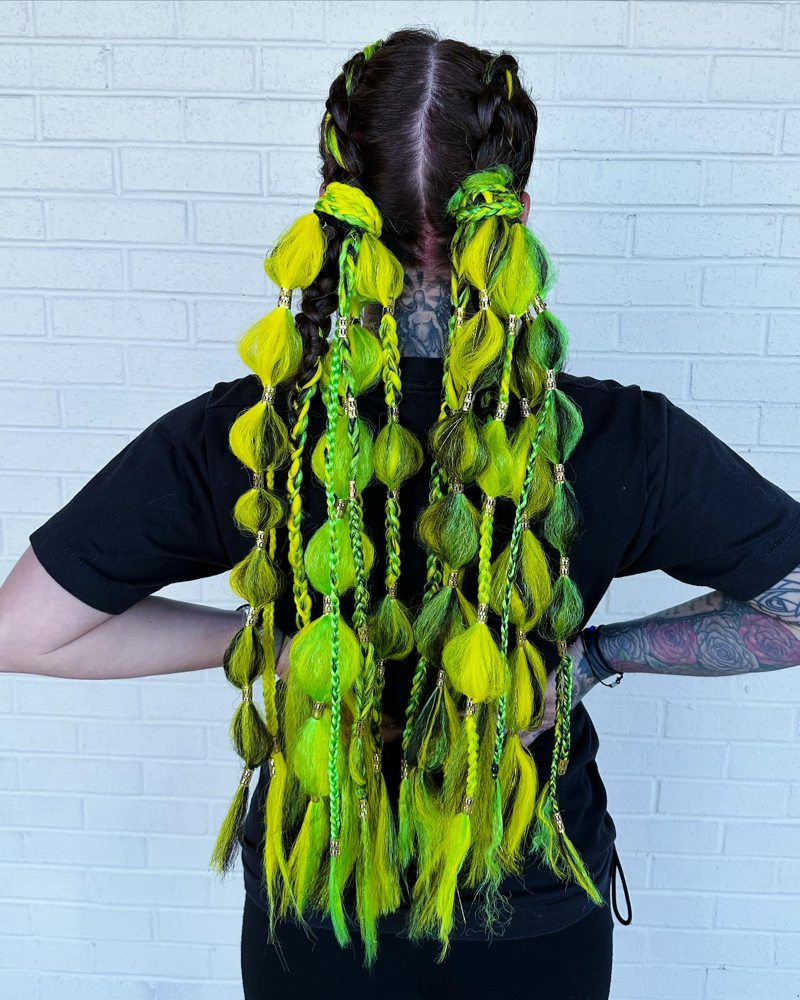 Rave Braids at Tressed Out Salon in Lenoir, NC