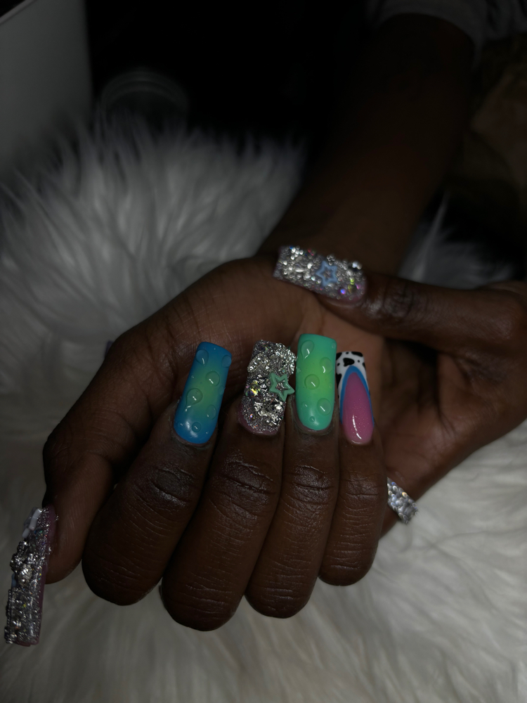 Long Acrylic Full Set at Nails By Jailin Alyssa in Maple Heights, OH