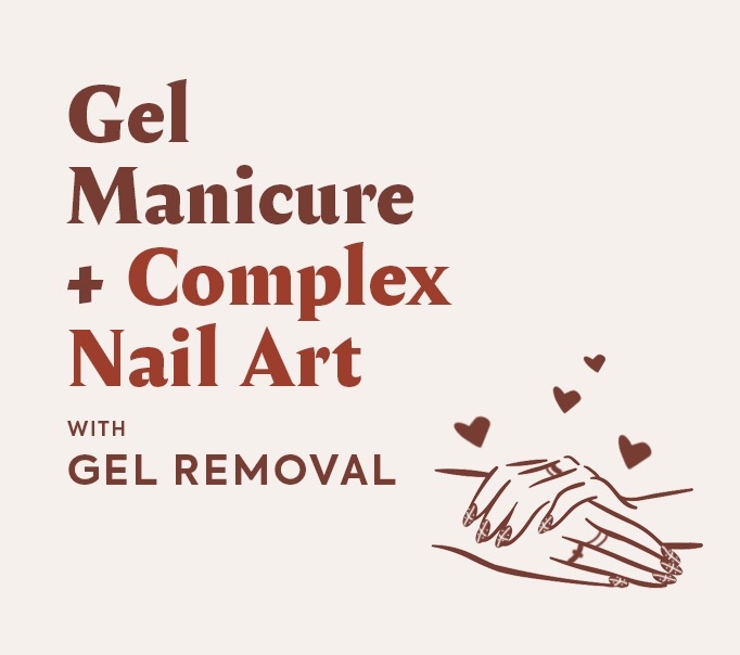 Gel Manicure+Complex Art+Removal