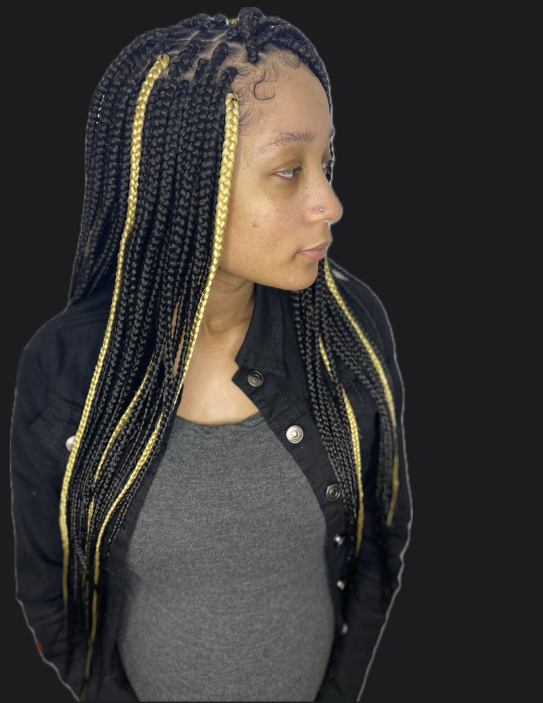 Smedium Box Braids at The Kornrow Kollection in Decatur, GA