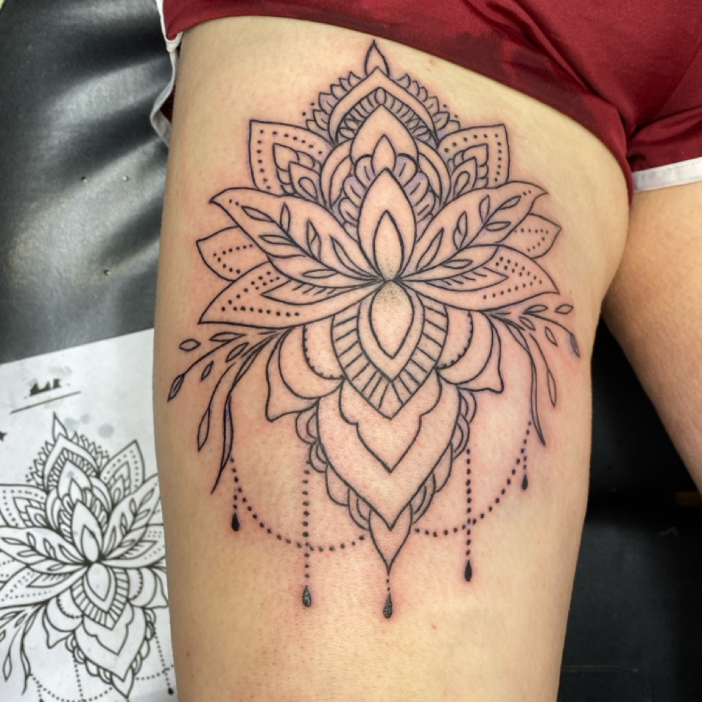 Extra Large Tattooing at Rebellious Makeup by Morgan in Elwood, IN
