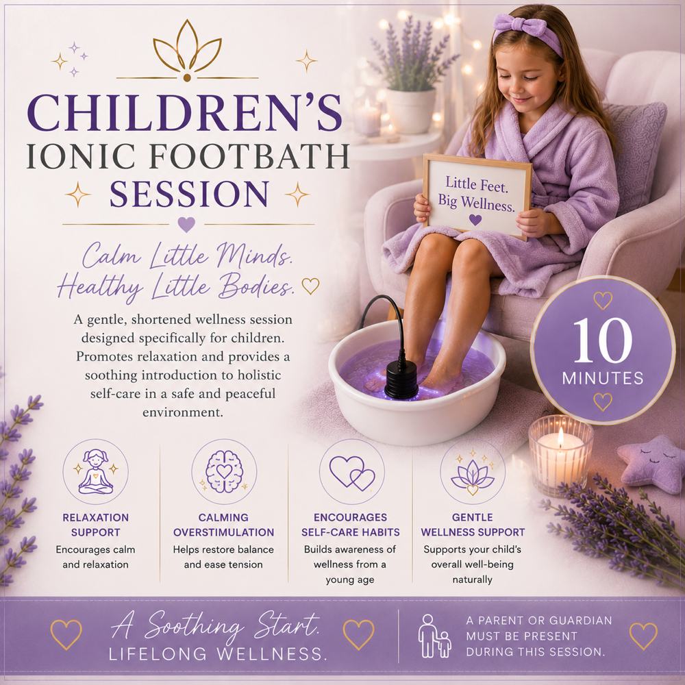 Children’s Ionic Foot Bath Session at Sabrina’s Spa Shop in Spring Hill, FL
