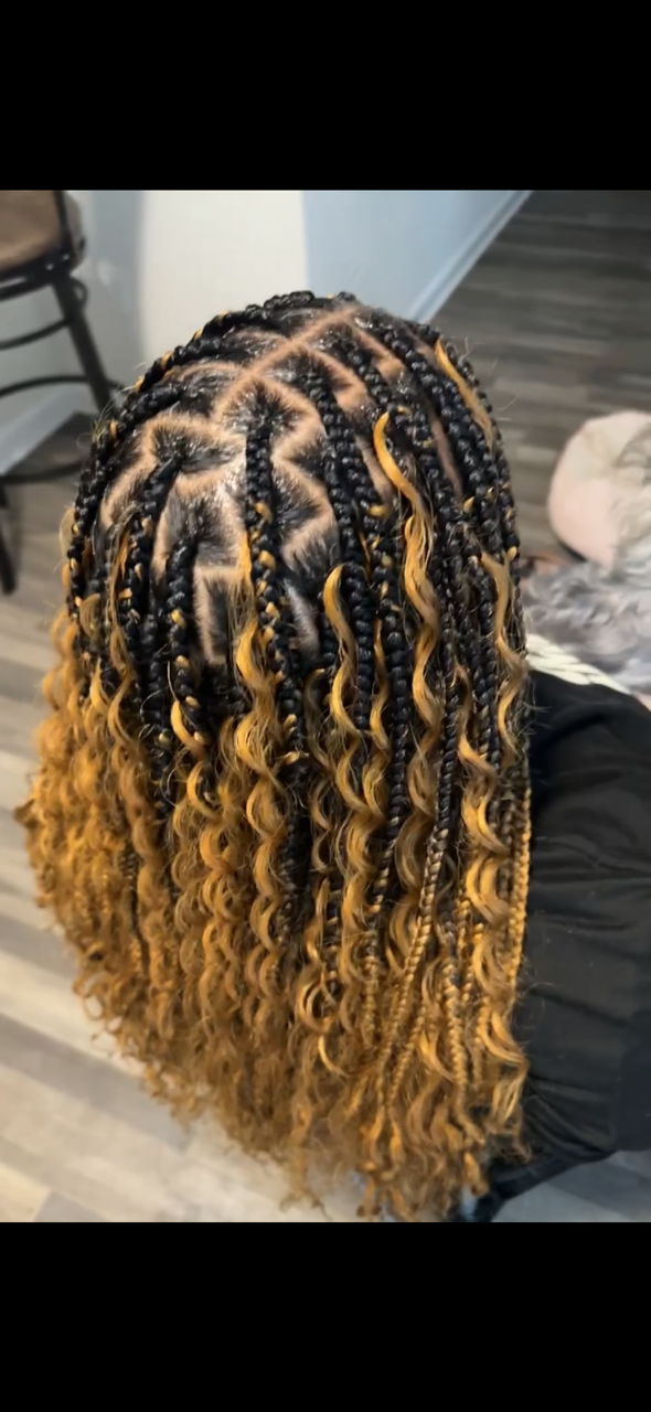 Medium Boho Knotless at Kstylez in West Point, GA