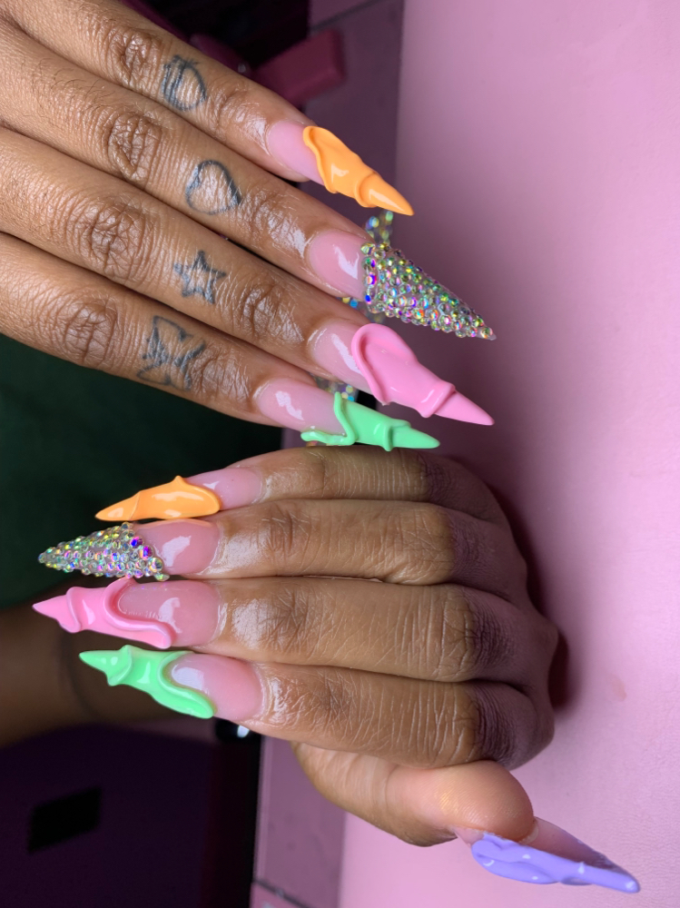 Acrylic Long 3 Week Fill In