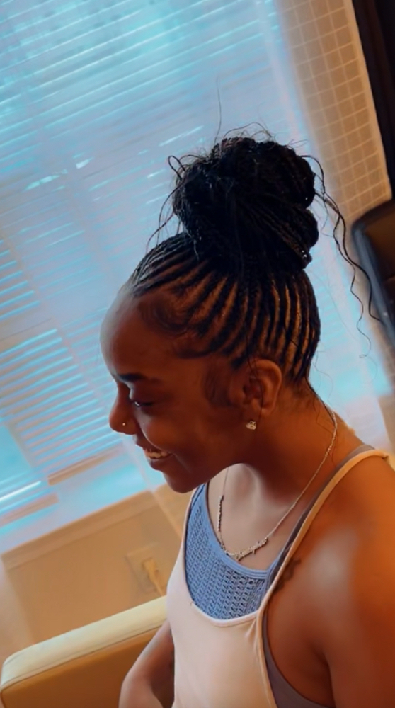 Small Feedin Ponytail at NitaMay Braids in Cartersville, GA