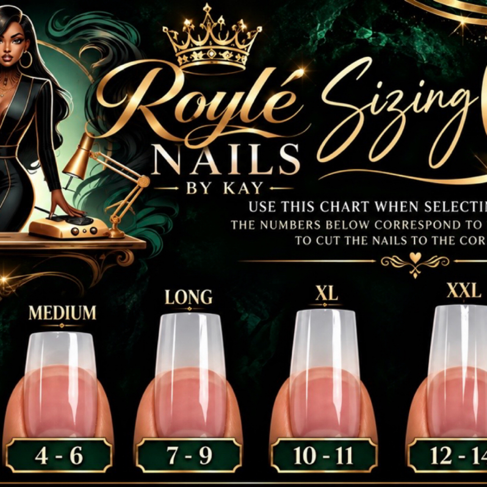 Medium Full Set at Roylè Nails in Youngsville, LA