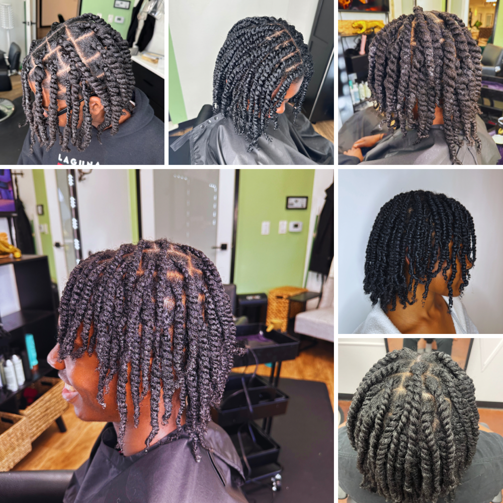 Kids Natural 2 Strand Twists