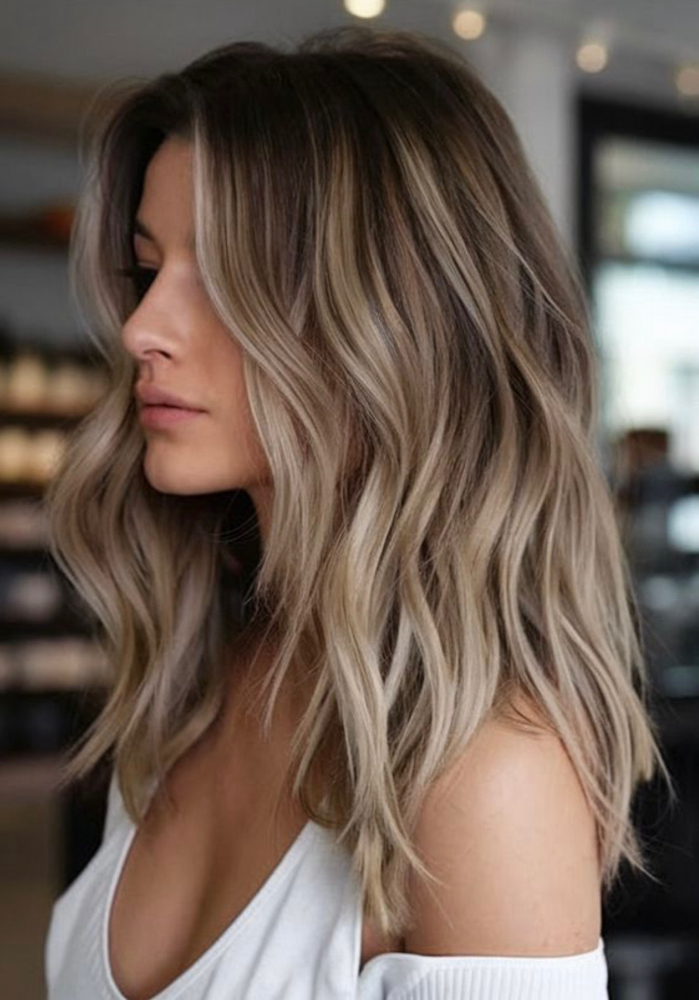 Balayage hair color