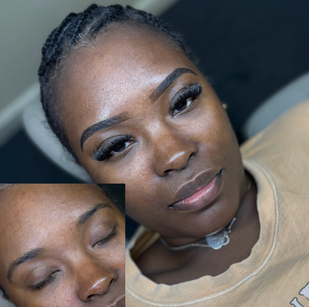 Henna/Tint+Lash Combo(Volume)