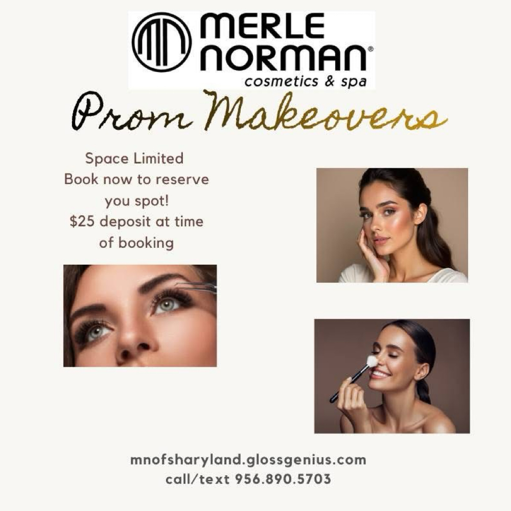 Prom Night Glam/Makeover at Merle Norman of Sharyland Spa and Boutique in Mission, TX