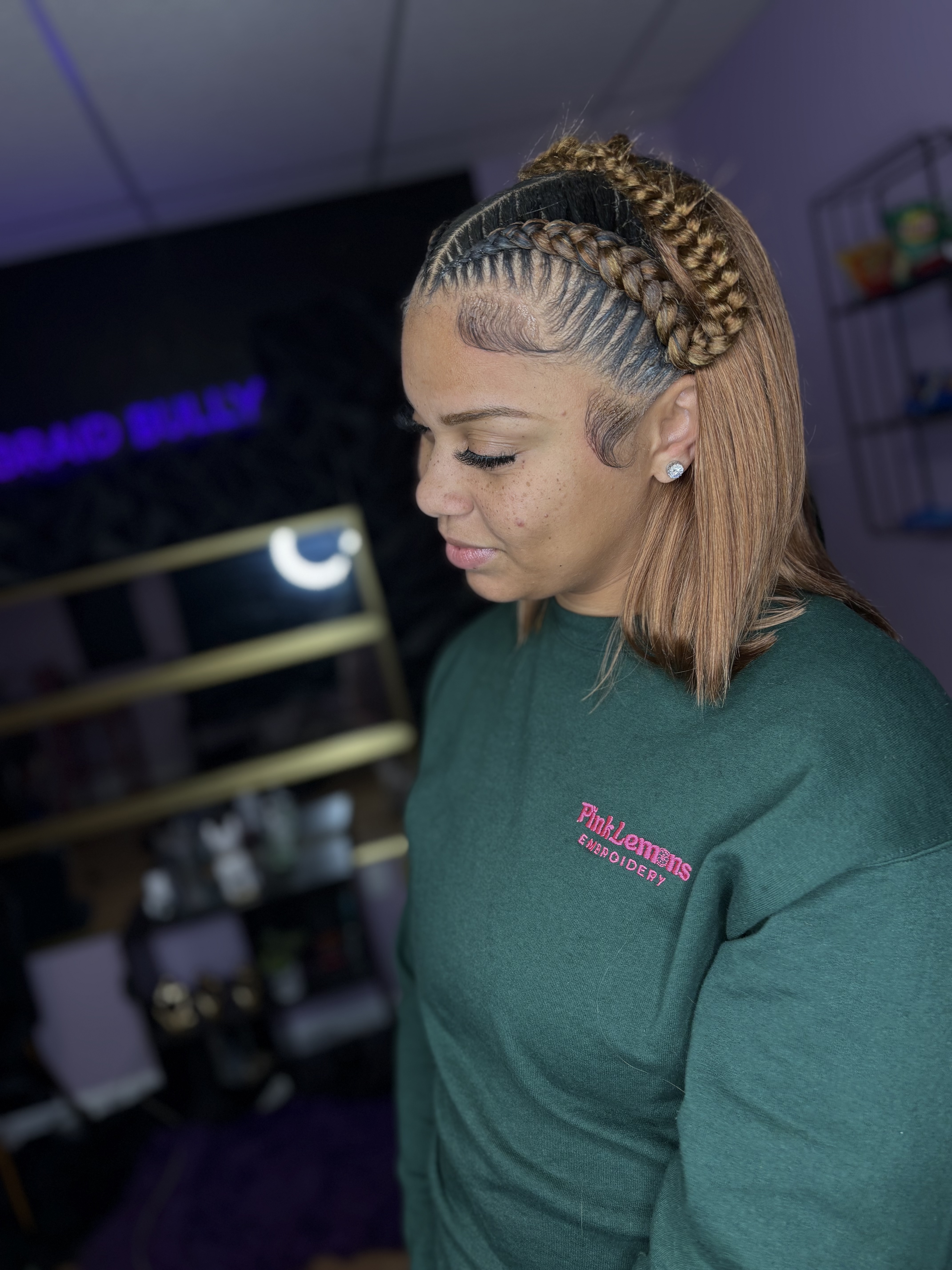 2 Braids W/ Qw at Da Braid Bully in Martinez, GA