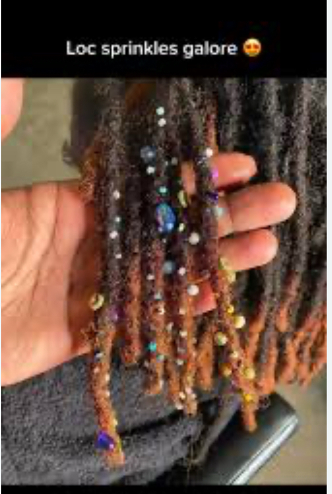 Loc Sprinkles at LBZ Hair Company in Pelham, AL