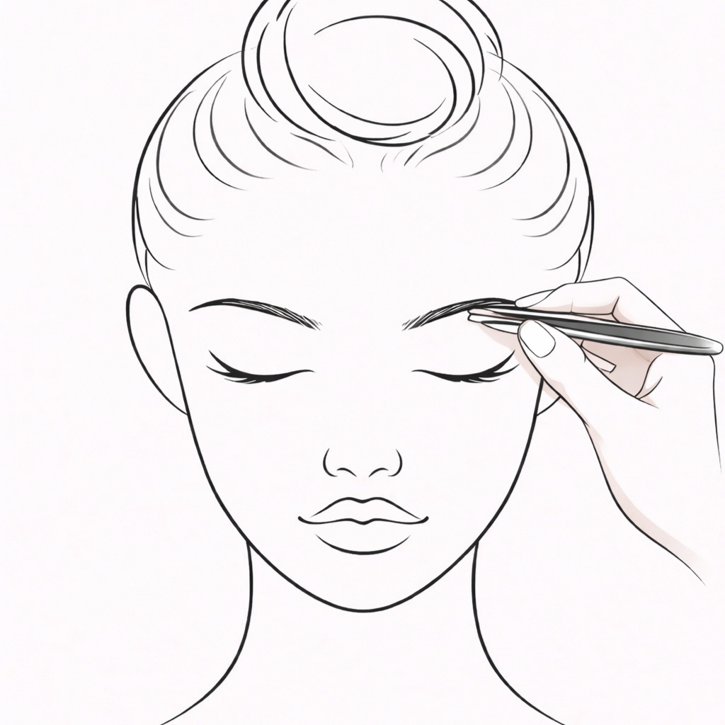 Eyebrow tweezing (retinoid safe) at Bare Beauty by Nora in Scottsdale, AZ