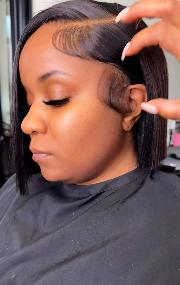Quick Weave Deep Side Part Wig
