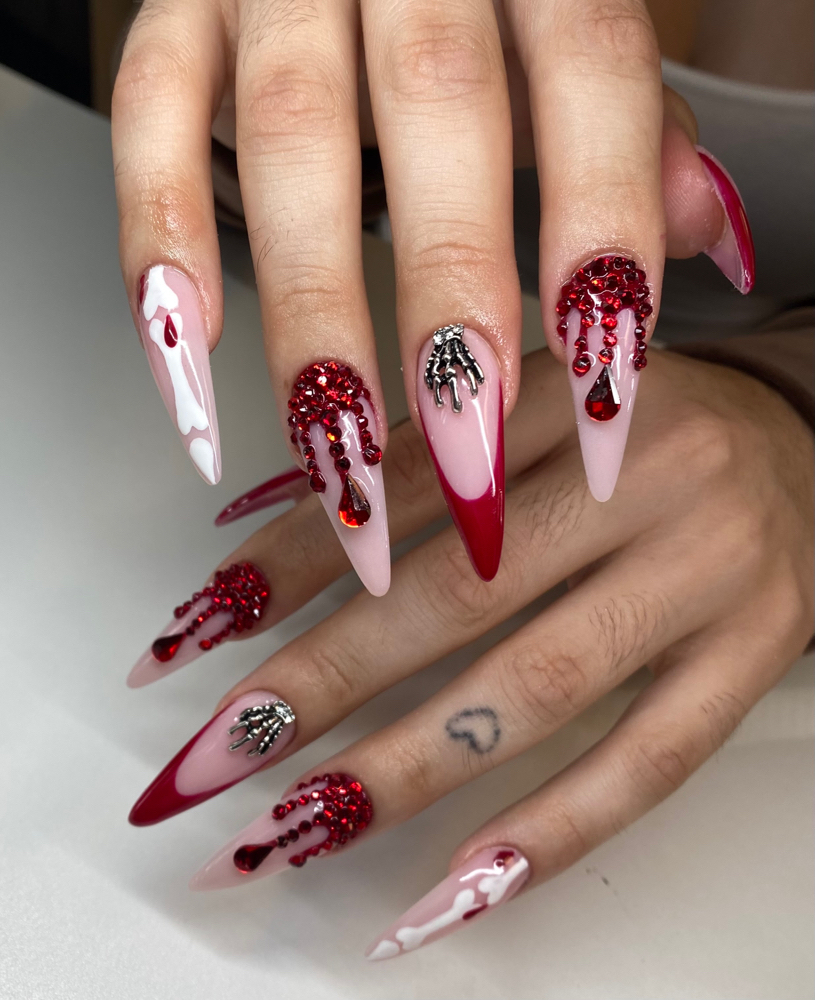 Long Acrylic Full Set