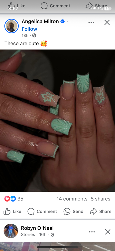 Acrylic at Nail Vigilante in Newalbany, IN