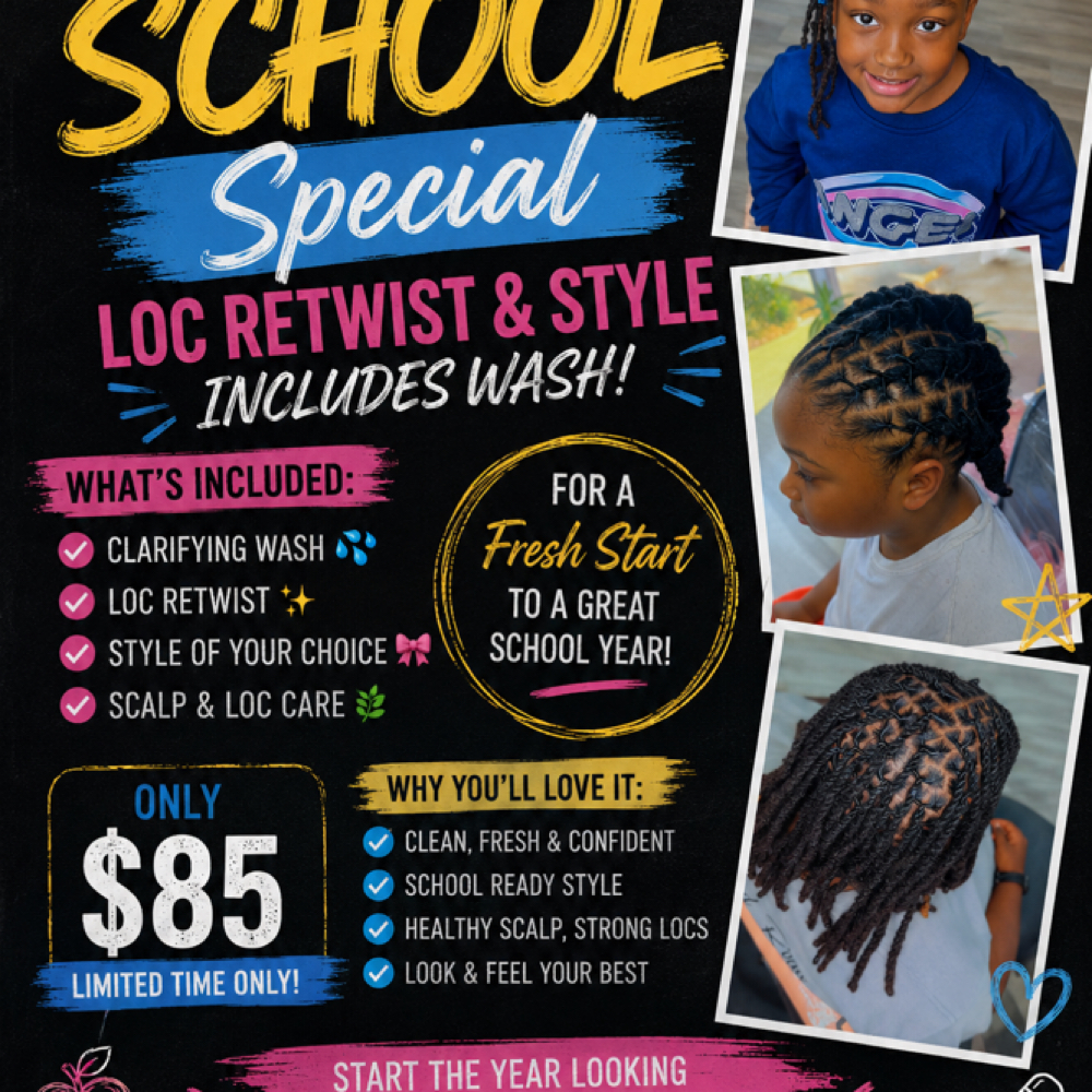 Loc School Special at All Thingz Beauty Lounge LLC in Rock Hill, SC