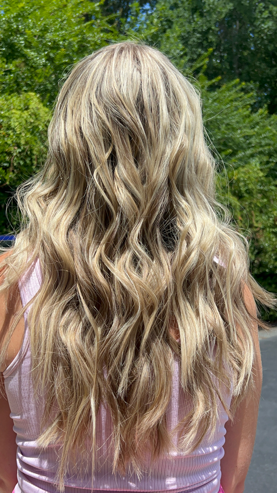 Partial Highlights & Blow-dry