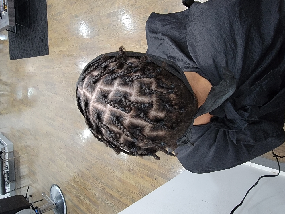 NATURAL HAIR BOX BRAIDS (SHORT)