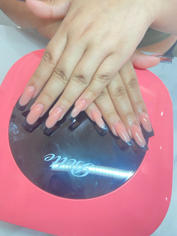 Long French / Ombre at Nail Haven By JoJo in Shawnee, KS