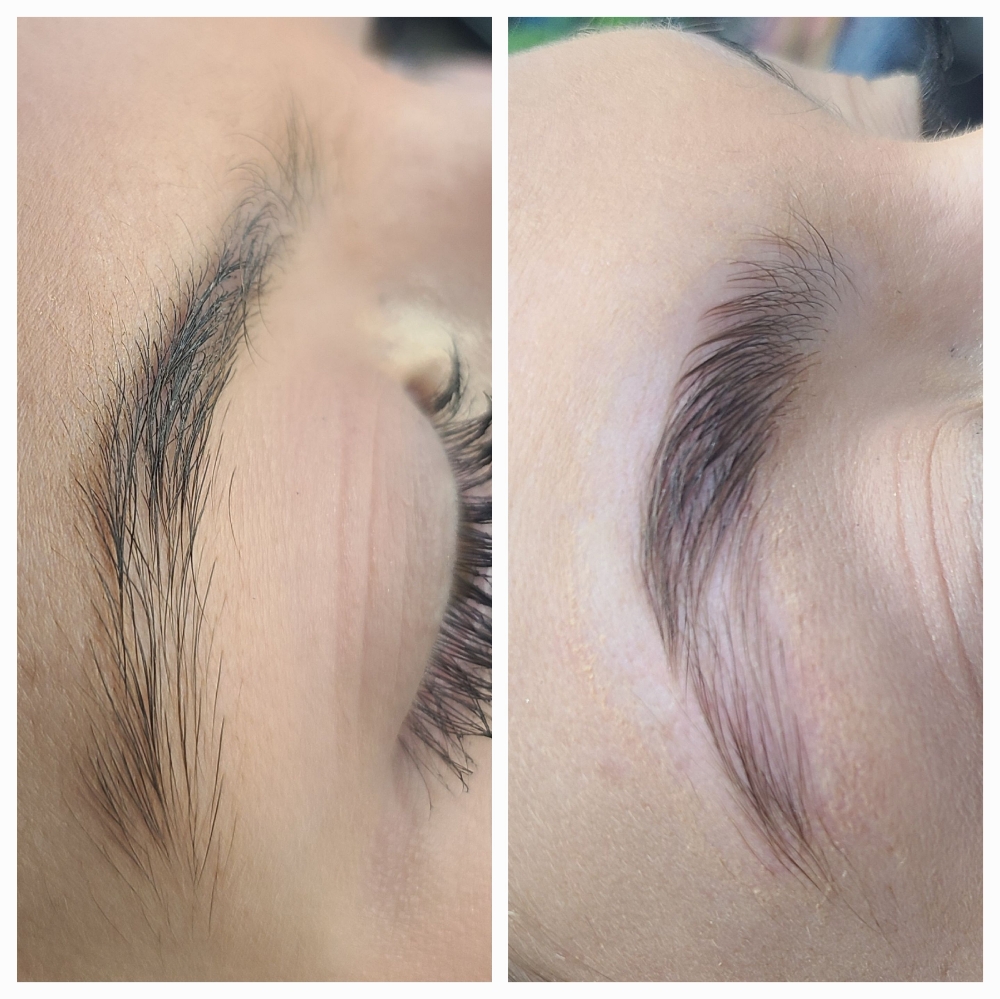 Brow Lamination And Tint