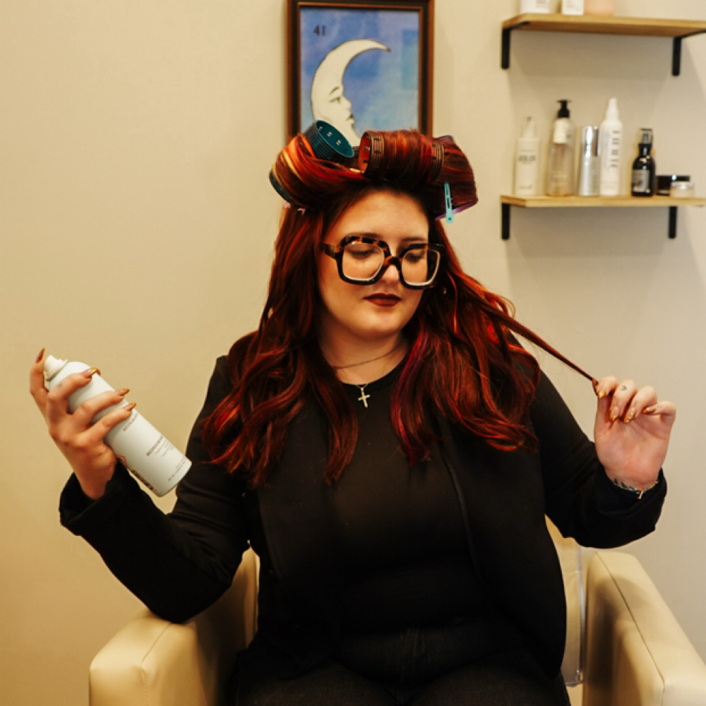 Blowout at Moon Phase Mane in Fishers, IN