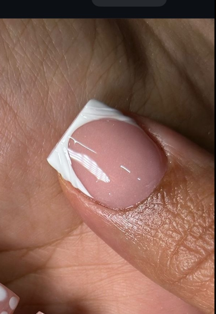 French Gel Polish (per nail)