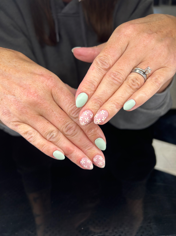 Plexigel Mani With Shellac
