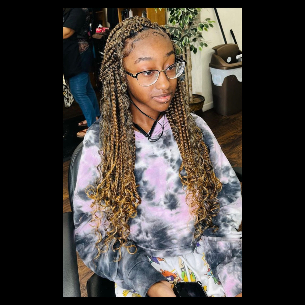 Bohemian Box Braids