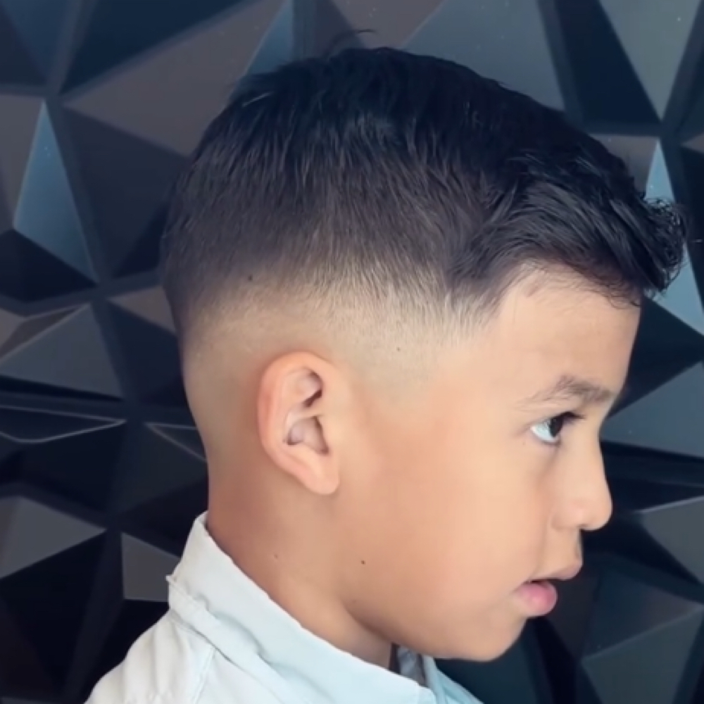 Kids haircut at 11:11 Empyreal Hair Studio in Lewisville, TX