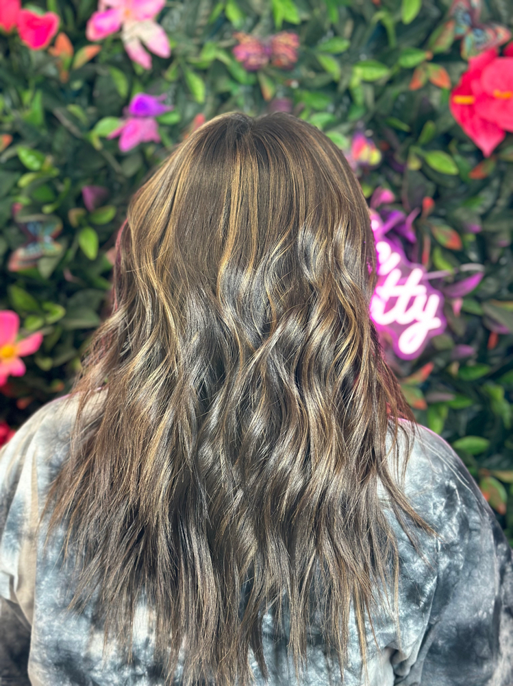 Partial Balayage w/ Bleach