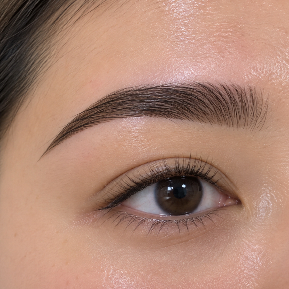Brow tint at Lashmor Studio in Anaheim, CA