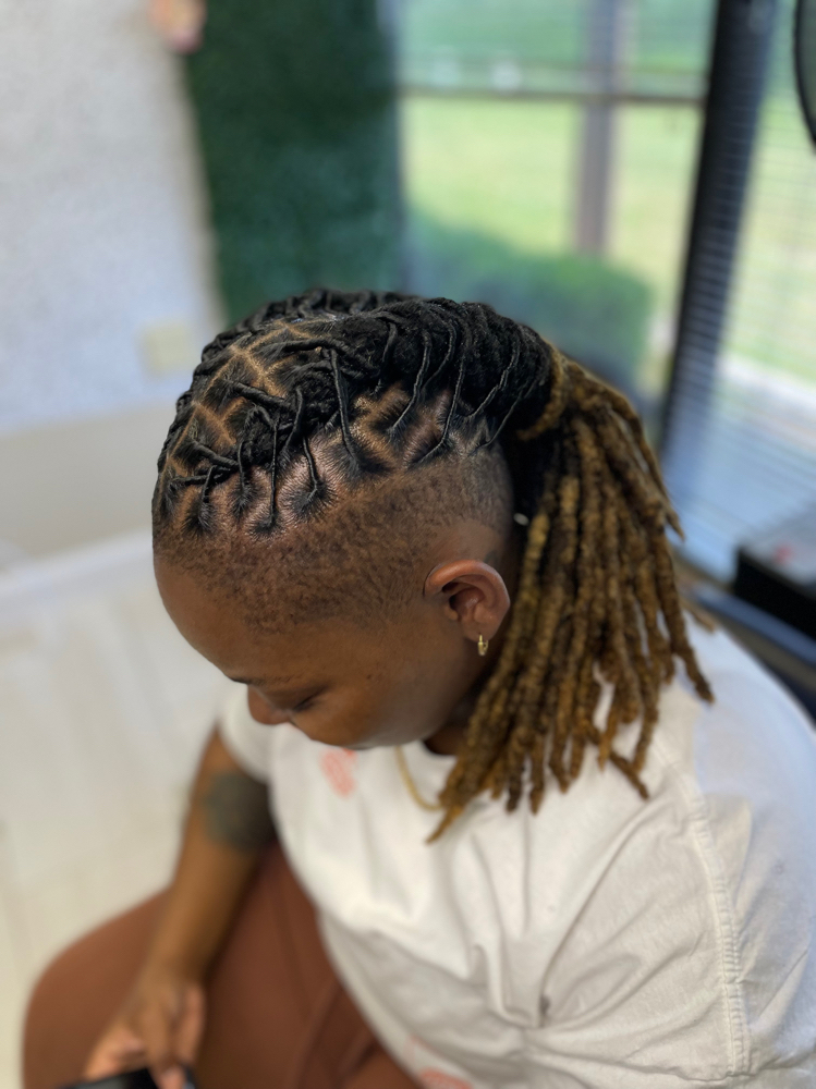 Half-Shaved Retwist & Style