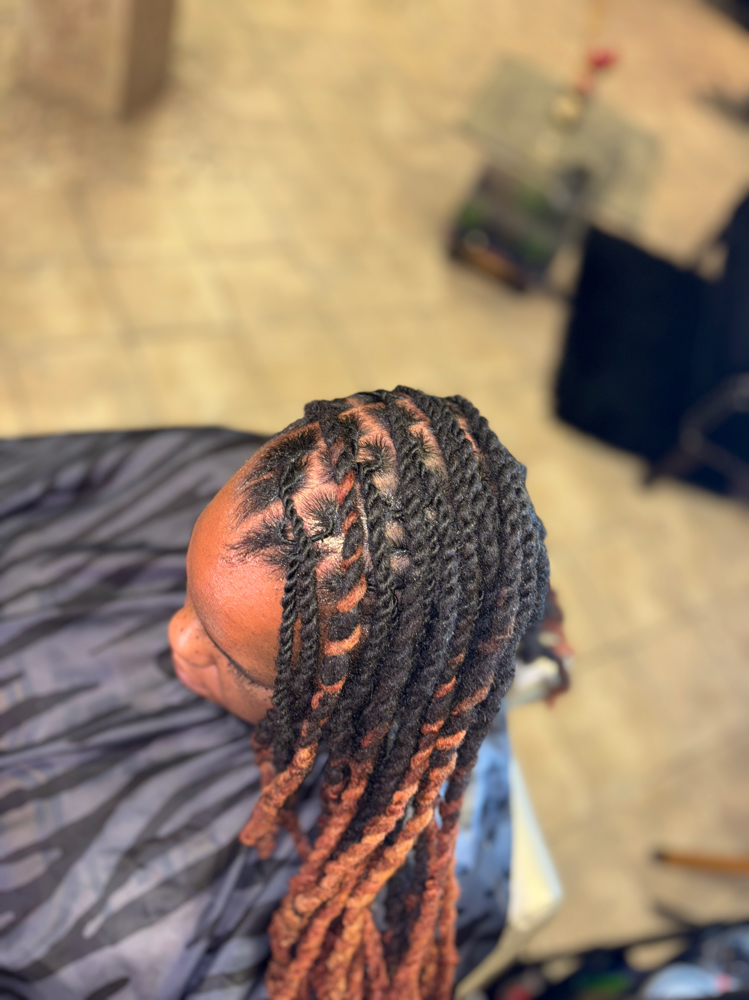 Retwist & Rope🪢 Twists- Pass Shoul