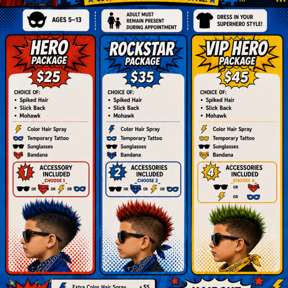 Hero Package at Doll’d Up Beauty in Madera, CA